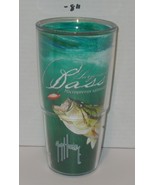 24 oz Tervis Tumbler Guy Harvey Largemouth Bass Fish Blue Green No Lid - $20.41 CAD