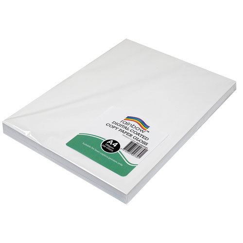 Rainbow A4 Gloss Digital Copy Paper 250pk (White) - 115gsm - $39.83