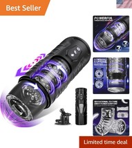 Advanced Male Sex Toy - 7 Thrusting Modes &amp; 3D Textures for Realistic Pl... - $67.49