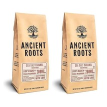 Ancient Roots Salted Caramel Coffee with Benefits of Mushroom Pack of 2 bags - £17.49 GBP