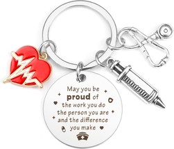 Nurse Gifts for Women Nurse Keychain Nurse Appreciation Gifts Graduation... - $14.26