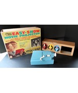Vtg Kenner Easy Show Movie Projector Complete w/ Box and 3 Reels 6 Movie... - $200.00