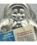 Vintage Santa Cake Pan Molded 3D Northland Aluminum Nordic Ware Christma... - €12,74 EUR