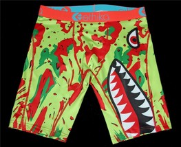 Ethika the Staple BOMBER Camo Drip Colorful Art Red Green Boxers Men&#39;s M NWT - £20.03 GBP