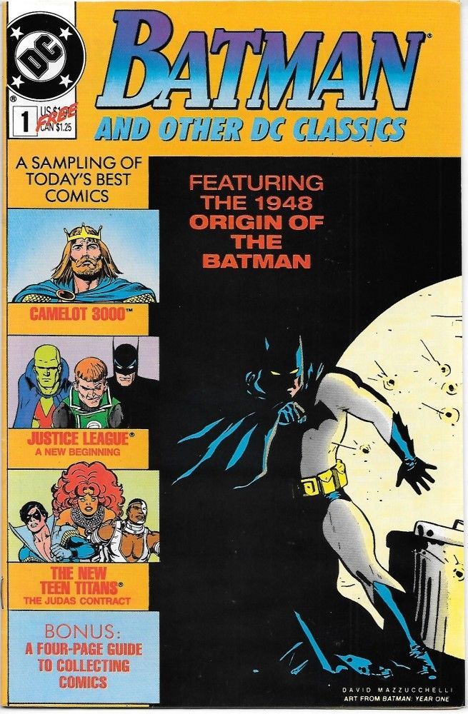 Batman and Other DC Classics Comic Book #1 DC Comics 1989 VERY FINE - £2.39 GBP