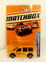 Matchbox 2010 #59 Orange Ford Transit Connect Taxi City Action Series MOC - £11.76 GBP