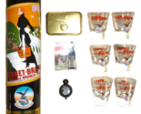 6 Fernet On Fire Shot Glasses, Poster, Bottle Can, Bottle Pin, Jewel Box... - £115.50 GBP