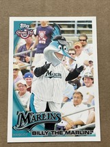 Billy The Marlin 2010 Topps Opening Day Mascot Card #M10 Miami Marlins - £3.89 GBP
