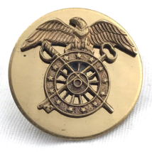 Eagle Sword Key Crossed US Meyer Pin Vintage Wheel USA Quartermaster - $10.45