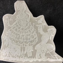 M64 - Ceramic Glass Enamel Waterslide Vintage Decal - 2 Lovers - 3&quot; - $28.55 MXN