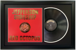 Jefferson Starship &quot;Red Octopus&quot; Original Record Professionally Framed Display - £159.56 GBP