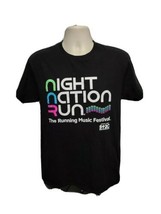 Night Nation Run The Running Music Festival Adult Medium Black TShirt - $16.83
