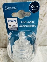 Philips Avent ANTI-COLIC Bottle Nipples 0m+ Slow Flow #1 Classic ~ Bpa Free - £14.71 GBP