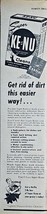 KE-NU - SUPER CLEANS - 1946 Vintage Print Ad - Get rid of dirt this easi... - $18.48 CAD
