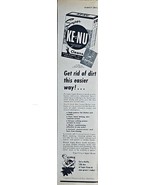 KE-NU - SUPER CLEANS - 1946 Vintage Print Ad - Get rid of dirt this easi... - $18.48 CAD