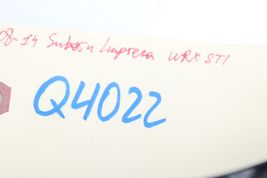 08-14 SUBARU IMPREZA WRX STI FRONT CROSSMEMBER SUPPORT Q4022 image 12