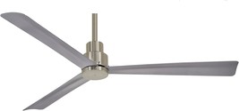 Minka-Aire F787 Simple 52 Inch Outdoor 3 Blade Ceiling Fan, Brushed Nick... - $519.99