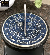 NauticalMart 20 Anniversary Sundial Gift Great Present for Him, for Her ... - £70.97 GBP