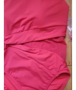 Michael Kors One-Shoulder One Piece Bathing Suit Sea Coral Red Sz 10 NWT - $68.51 CAD