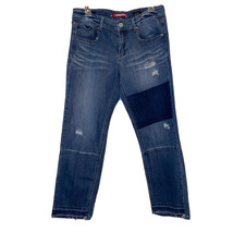 Unionbay Size 11 Denim Stitch Work Patch Denim Jeans - £25.53 GBP