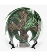 Decorative Collector Plate  Green Dragon - 8&#39;&#39; - £14.04 GBP