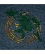 Legend of Zelda LINK Gray Green T-Shirt Nintendo Men&#39;s XL NEW Hyrule  - €19,54 EUR