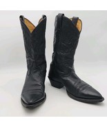 Ariat Mens 10D Med Black Deertan Heritage Western R Toe Boot 10002269 Le... - $72.99