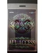 SOILWORK - ORIGINAL EUROPEAN INFINITY TOUR 2013 LAMINATE BACKSTAGE PASS - $41.00