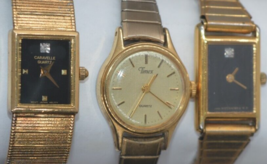 Womens Watch Lot  -  All Working**Wittnauer diamond**Timex**Caravelle Di... - $29.65