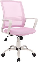 Office Chair, Ergonomic Office Chair Lumbar Support Home Office Desk, Deep Pink - £73.12 GBP