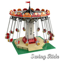 Swing Ride with Power Function Building Blocks Set Game MOC Bricks Toy K... - £118.42 GBP