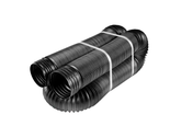 50 ft. Length Copolymer Solid Drain Pipe, Black FLEX Drain 4 in. Dia. Fl... - $41.77