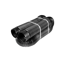50 ft. Length Copolymer Solid Drain Pipe, Black FLEX Drain 4 in. Dia. Flexible - £32.86 GBP