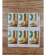 US Stamp Season&#39;s Greetings 15c Block of 6 1843 - $2.99