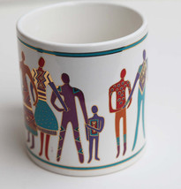 Laurel Burch Collectible Ceramic Mug Cup 14oz. (Vintage) - £19.53 GBP