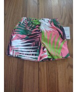 City Streets Boy&#39;s 6-9 Months Swim Shorts Palm Leaves - $13.86