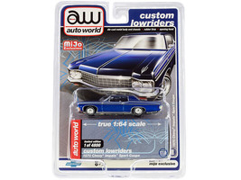 1970 Chevrolet Impala Sport Coupe Blue Metallic &quot;Custom Lowriders&quot; Limited Ed... - £15.87 GBP