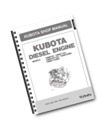 KUBOTA ENGINE V3600 V3800 V3300 E3B E3CB E3BG SERVICE WORKSHOP REPAIR - $912.42 MXN
