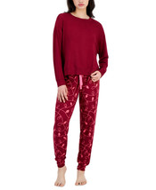 Jenni Womens 2-Pc. Long-Sleeve Heat Xmas Light Smpl S - £8.67 GBP