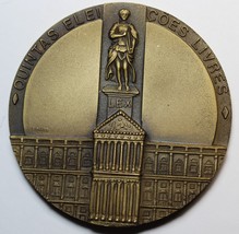 RARE 90.5mm 365 Grams 1979 Portuguese Parliamentary Elections Bronze Med... - $117.59