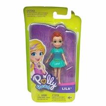 Polly Pocket Lila Doll Green Dress 2018 Mattel Toy Figure Brand New Sealed - $20.79