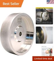 Tru-Grind 6" CBN Grinding Wheel, 180 Grit, 1.0" Wide, 1/2" Bore, for Sha... - $138.85