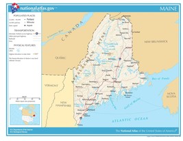 Massachusetts State Reference Laminated Wall Map - $193.05