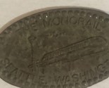 Monorail Pressed Elongated Penny Seattle Washington PP2 - £3.94 GBP