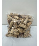 Lot of 100 Natural Used Wine Corks NO Plastic  arts &amp; crafts - $203.37 MXN