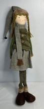 Claire SoHearted Fabric Standing Stuffed Handmade Christmas Figurine Decoration - £10.30 GBP
