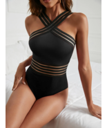 2024 Mesh Splicing Swimwear - $31.95