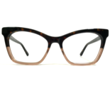 L.A.M.B Eyeglasses Frames LA061 HAV Brown Tortoise Clear Pink Cat Eye 54... - $83.93