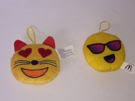 Emoji Cat with Heart Eyes &amp; McDonald&#39;s EMOJI~COOL! Smiley Face &amp; Sunglasses - £7.22 GBP