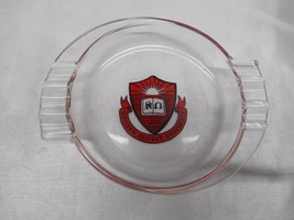 Old Vtg WESTERN RESERVE UNIVERSITY GLASSASHTRAY ADVERTISING SCHOOL COLLE... - £23.73 GBP